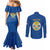 Personalized Italy Calabria Couples Matching Mermaid Dress and Long Sleeve Button Shirt Inspiration Flags Style