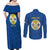 Personalized Italy Calabria Couples Matching Off Shoulder Maxi Dress and Long Sleeve Button Shirt Inspiration Flags Style