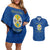 Personalized Italy Calabria Couples Matching Off Shoulder Short Dress and Hawaiian Shirt Inspiration Flags Style