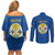 Personalized Italy Calabria Couples Matching Off Shoulder Short Dress and Long Sleeve Button Shirt Inspiration Flags Style