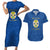 Personalized Italy Calabria Couples Matching Short Sleeve Bodycon Dress and Hawaiian Shirt Inspiration Flags Style