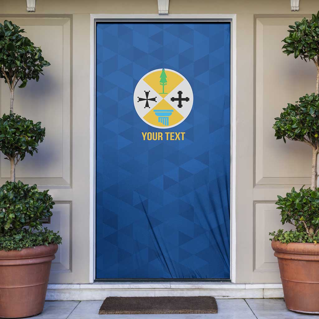 Personalized Italy Calabria Door Cover Inspiration Flags Style - Wonder Print Shop