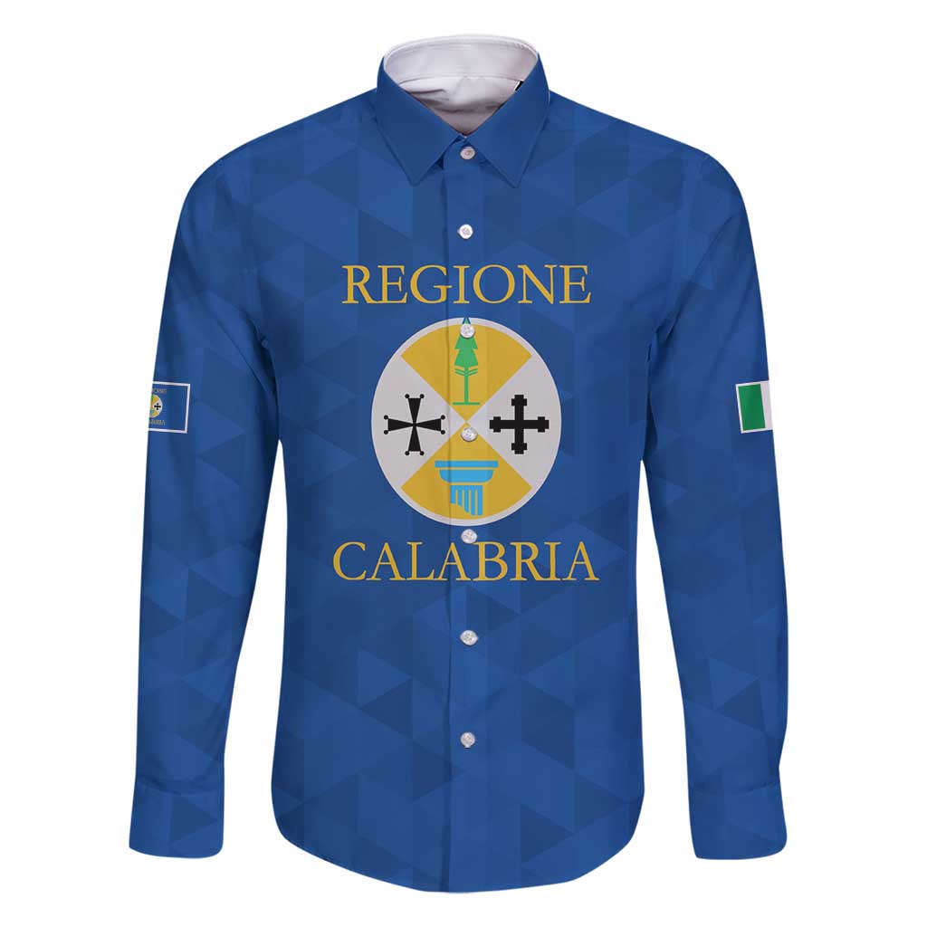 Personalized Italy Calabria Family Matching Long Sleeve Bodycon Dress and Hawaiian Shirt Inspiration Flags Style