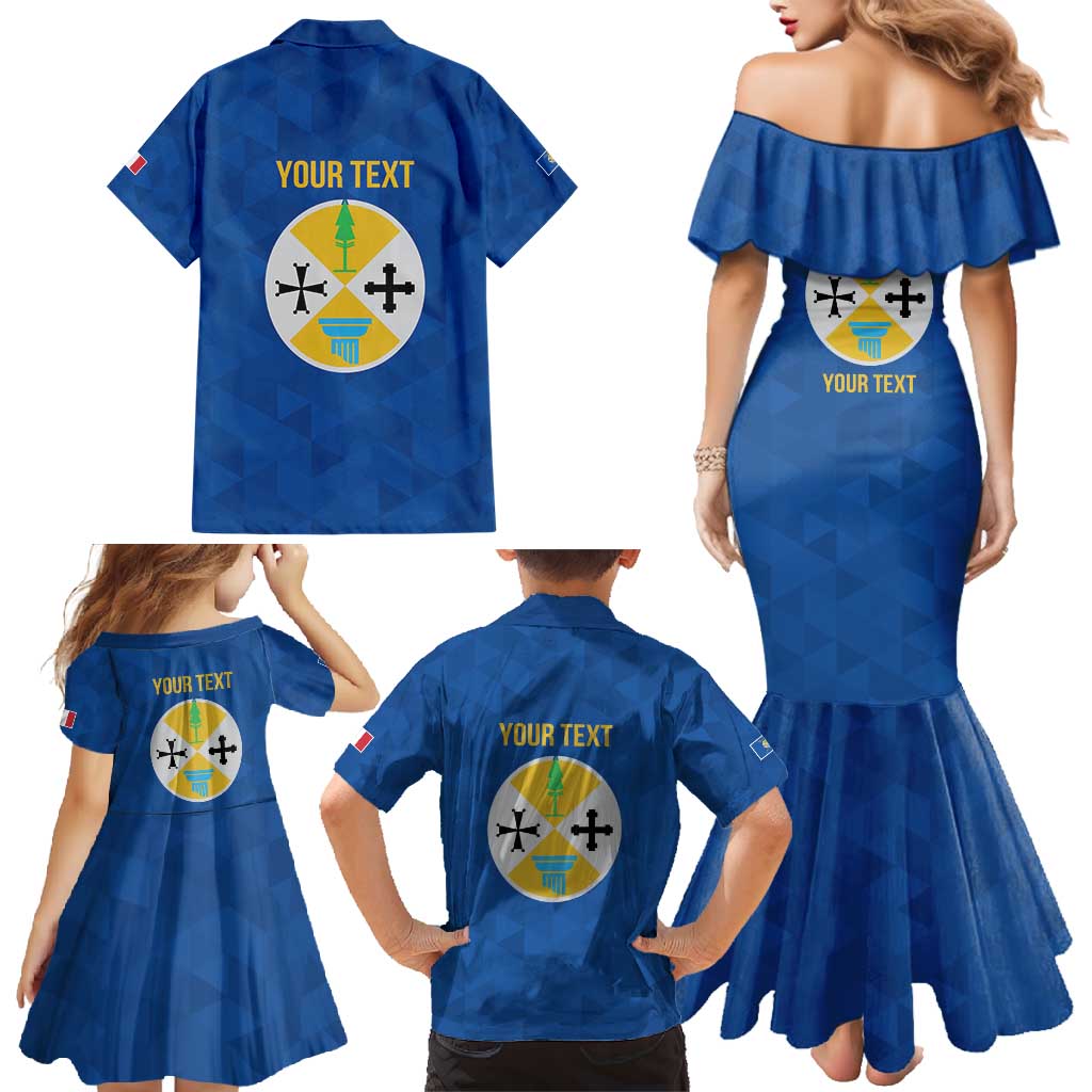 Personalized Italy Calabria Family Matching Mermaid Dress and Hawaiian Shirt Inspiration Flags Style