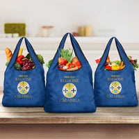 Personalized Italy Calabria Grocery Bag Inspiration Flags Style