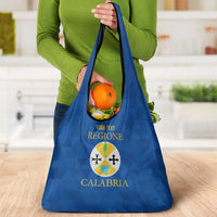 Personalized Italy Calabria Grocery Bag Inspiration Flags Style