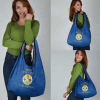 Personalized Italy Calabria Grocery Bag Inspiration Flags Style