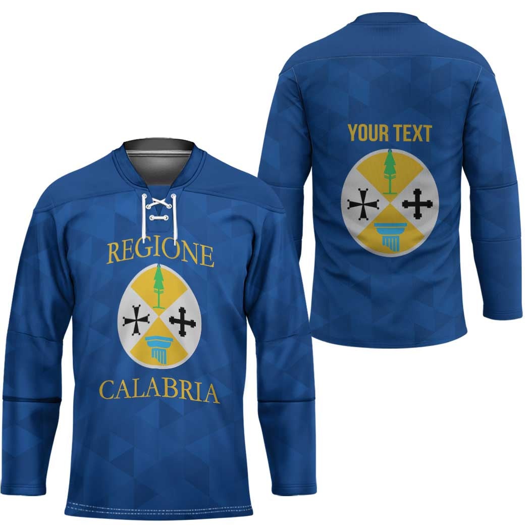 Personalized Italy Calabria Hockey Jersey Inspiration Flags Style - Wonder Print Shop