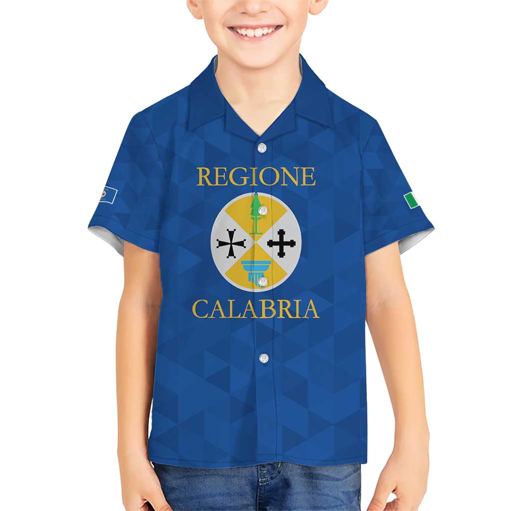 Personalized Italy Calabria Kid Hawaiian Shirt Inspiration Flags Style