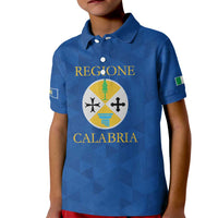 Personalized Italy Calabria Kid Polo Shirt Inspiration Flags Style