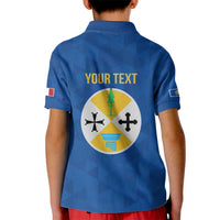 Personalized Italy Calabria Kid Polo Shirt Inspiration Flags Style