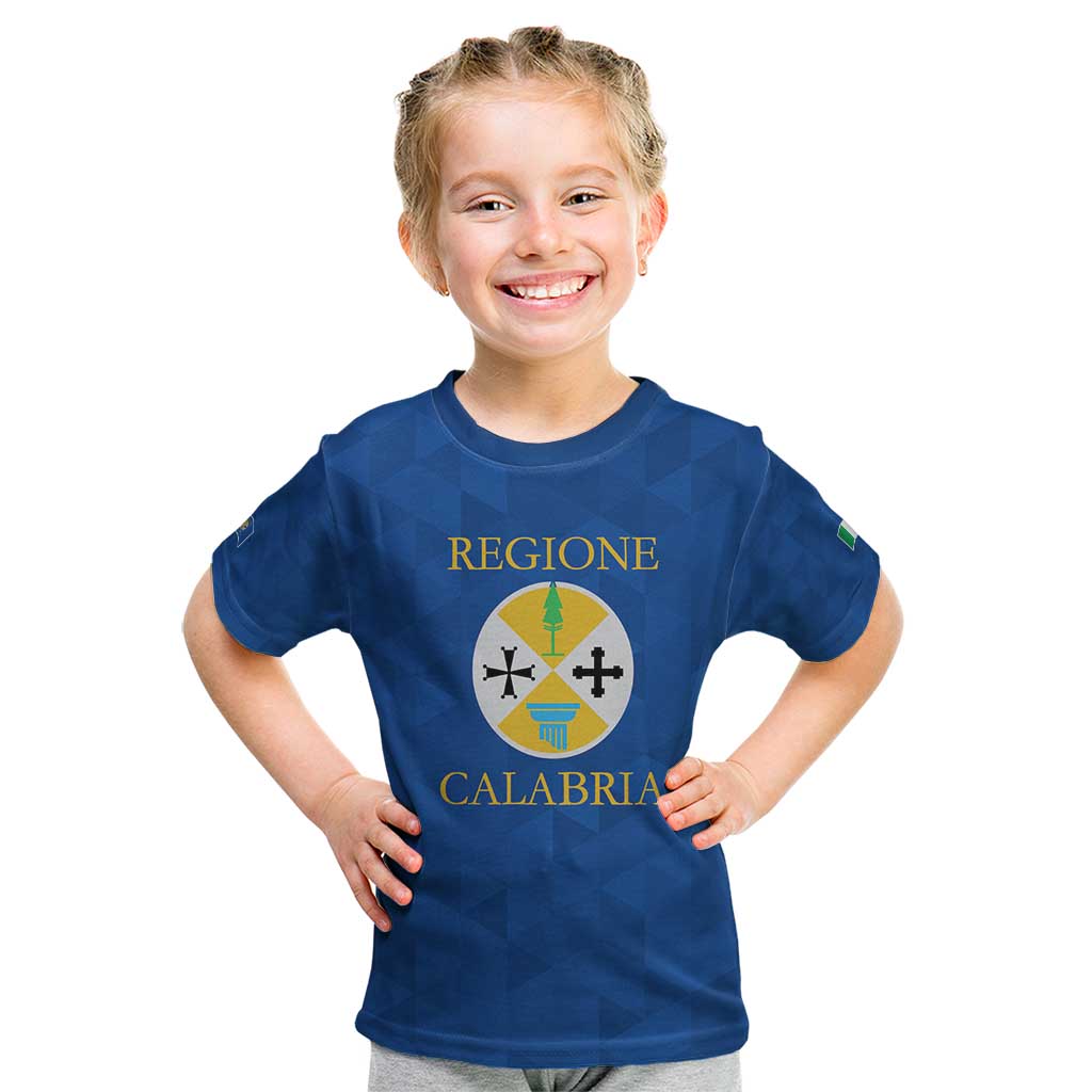 Personalized Italy Calabria Kid T Shirt Inspiration Flags Style