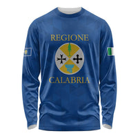 Personalized Italy Calabria Long Sleeve Shirt Inspiration Flags Style