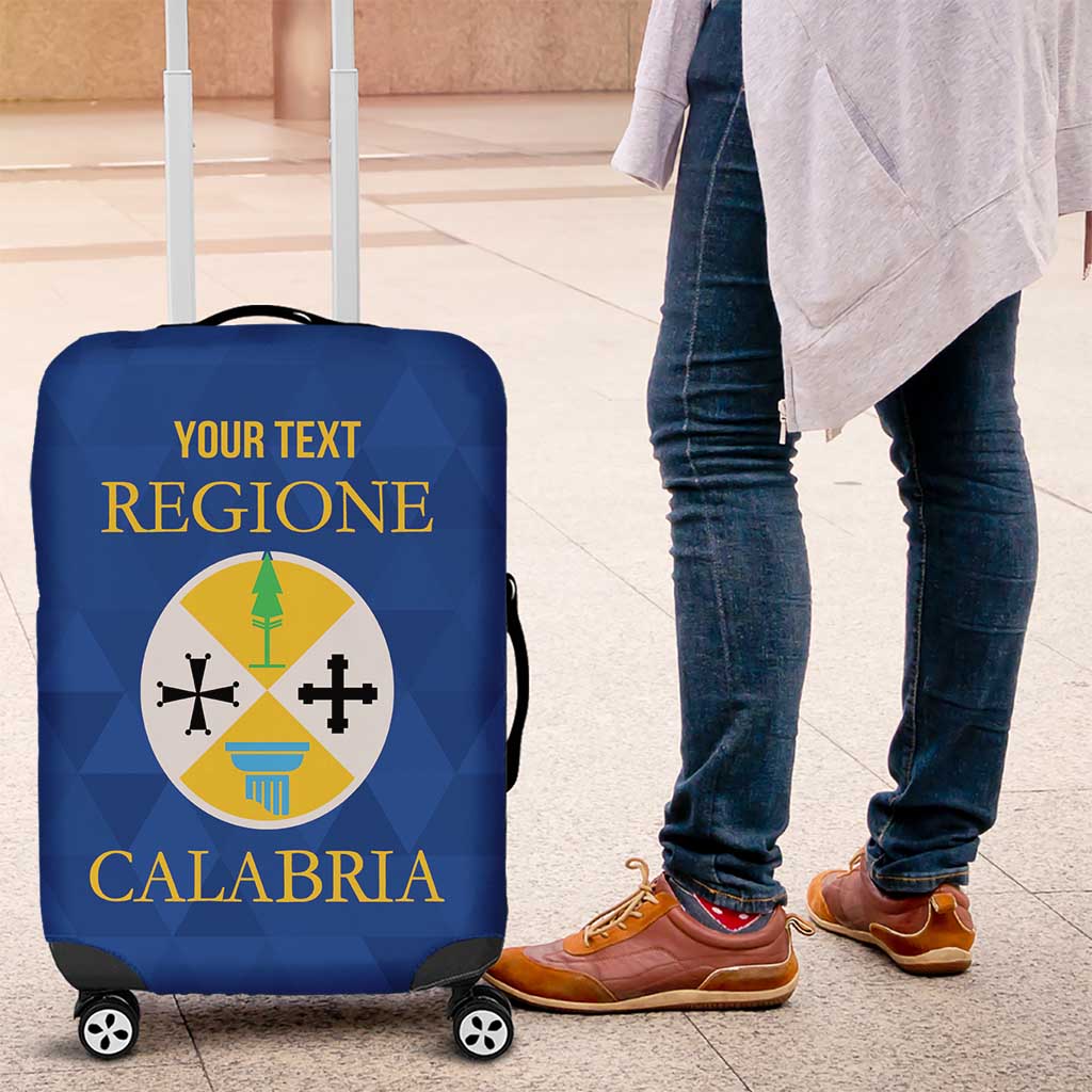 Personalized Italy Calabria Luggage Cover Inspiration Flags Style