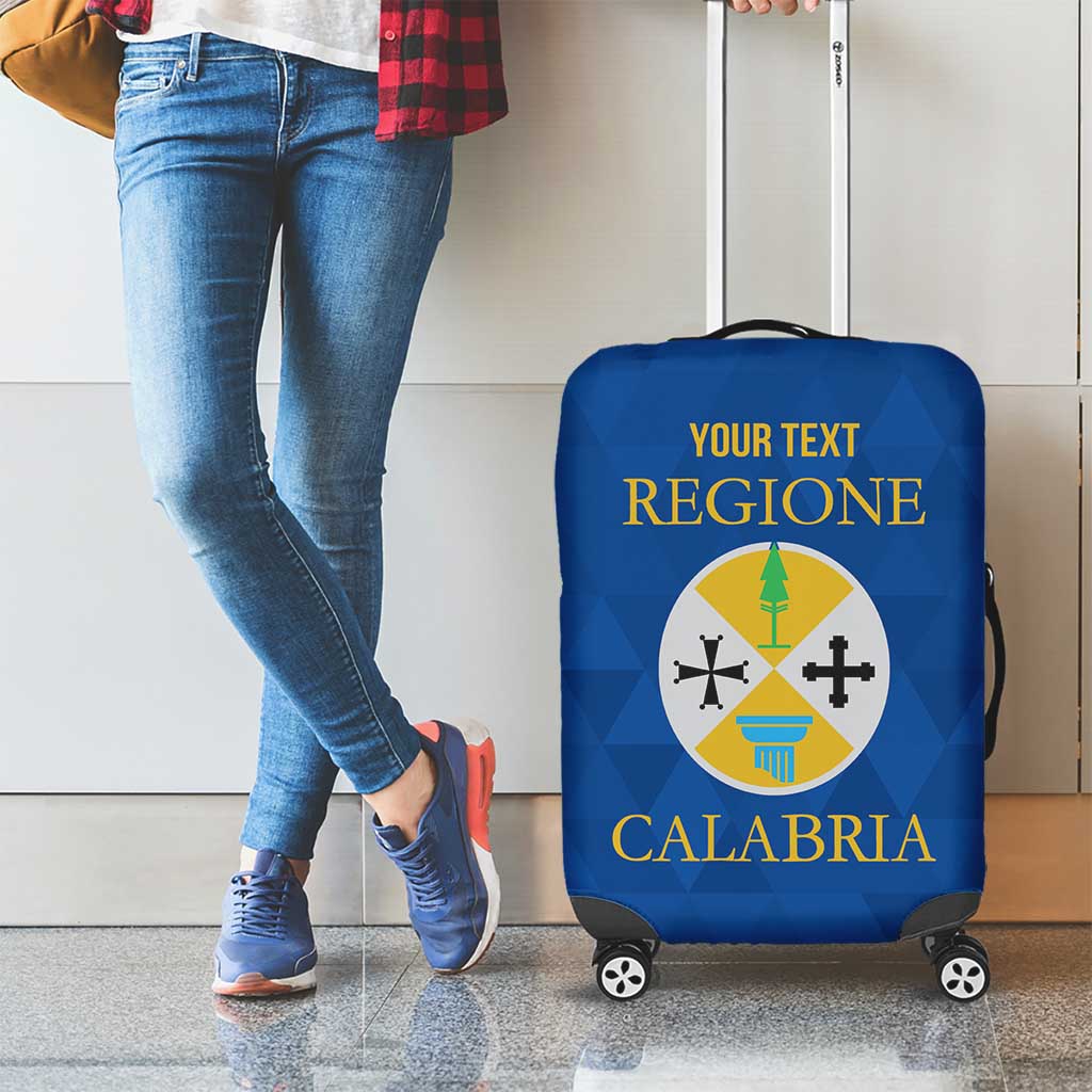 Personalized Italy Calabria Luggage Cover Inspiration Flags Style
