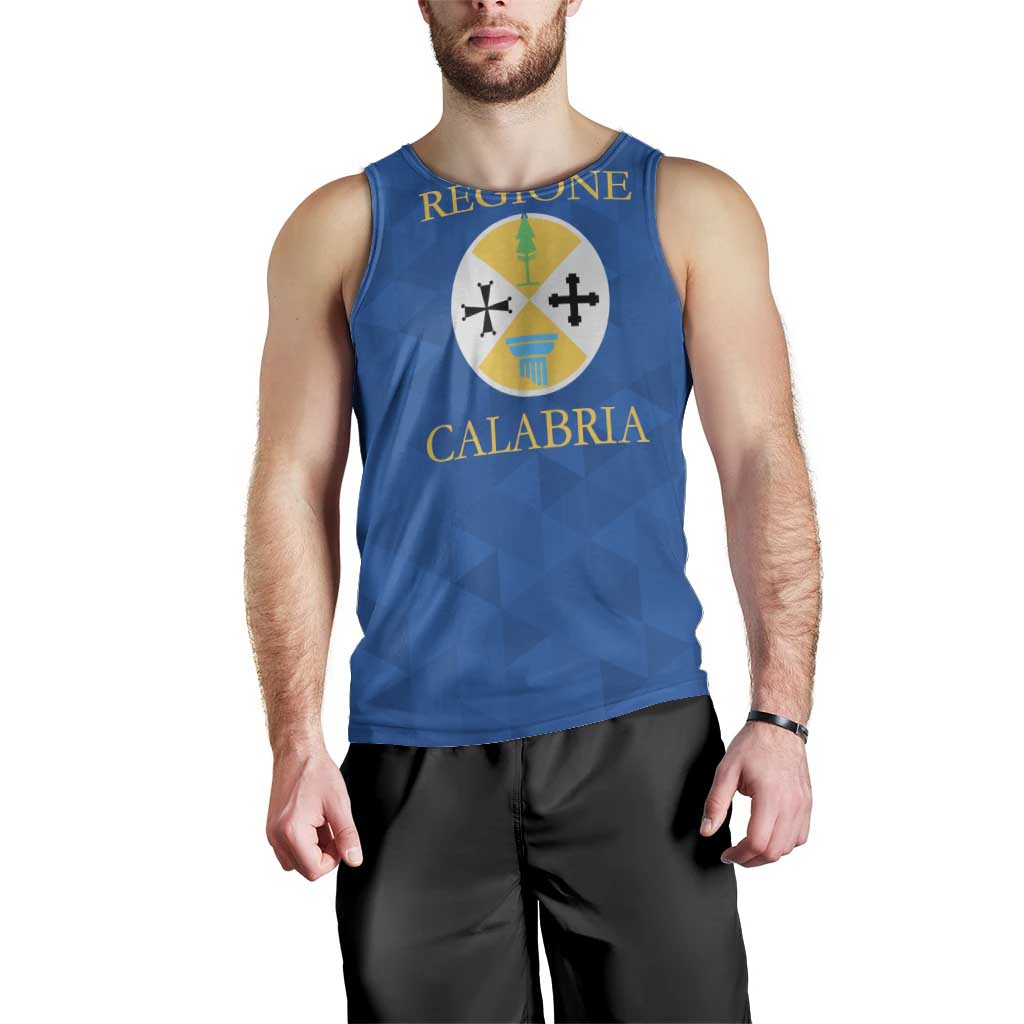 Personalized Italy Calabria Men Tank Top Inspiration Flags Style