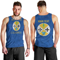 Personalized Italy Calabria Men Tank Top Inspiration Flags Style