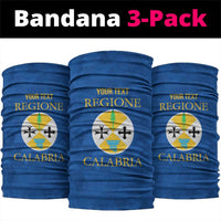 Personalized Italy Calabria Neck Gaiter Inspiration Flags Style - Wonder Print Shop