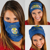 Personalized Italy Calabria Neck Gaiter Inspiration Flags Style - Wonder Print Shop