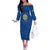Personalized Italy Calabria Off The Shoulder Long Sleeve Dress Inspiration Flags Style