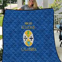 Personalized Italy Calabria Quilt Inspiration Flags Style