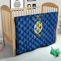 Personalized Italy Calabria Quilt Inspiration Flags Style