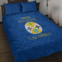 Personalized Italy Calabria Quilt Bed Set Inspiration Flags Style