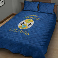Personalized Italy Calabria Quilt Bed Set Inspiration Flags Style