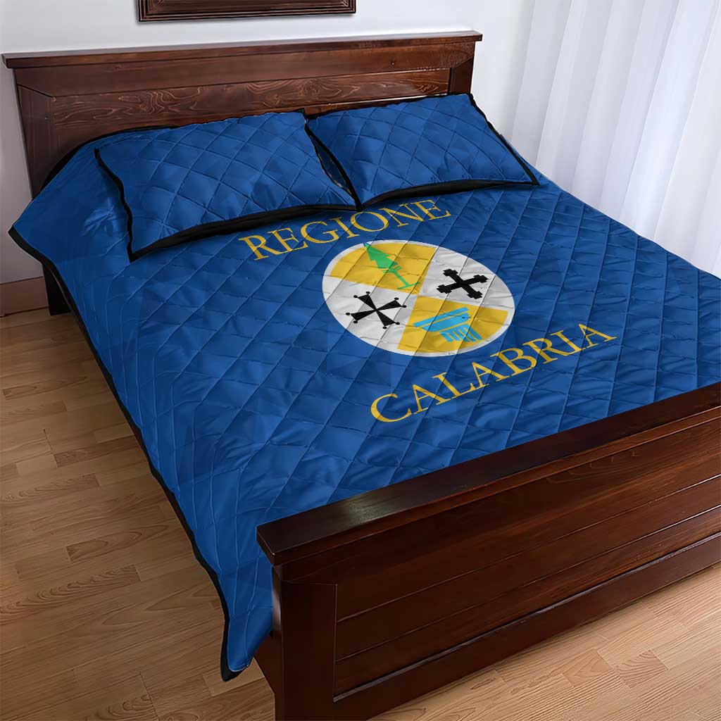 Personalized Italy Calabria Quilt Bed Set Inspiration Flags Style