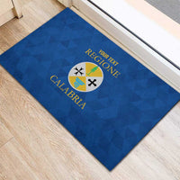 Personalized Italy Calabria Rubber Doormat Inspiration Flags Style