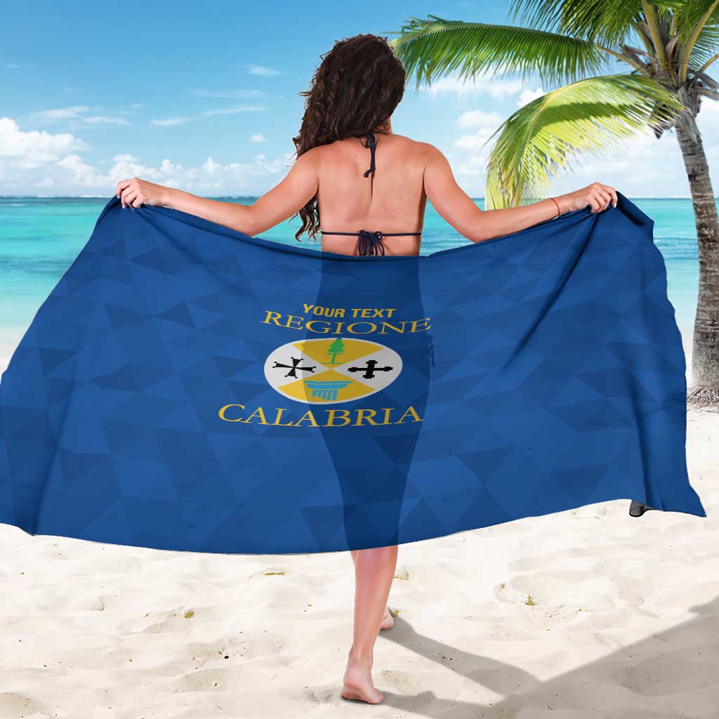 Personalized Italy Calabria Sarong Inspiration Flags Style