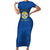 Personalized Italy Calabria Short Sleeve Bodycon Dress Inspiration Flags Style