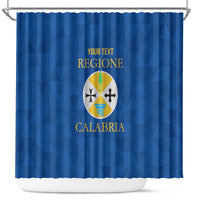 Personalized Italy Calabria Shower Curtain Inspiration Flags Style