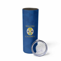 Personalized Italy Calabria Skinny Tumbler Inspiration Flags Style