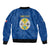 Personalized Italy Calabria Sleeve Zip Bomber Jacket Inspiration Flags Style