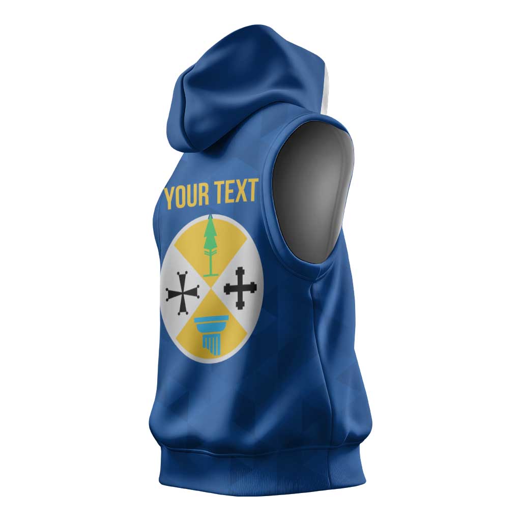 Personalized Italy Calabria Sleeveless Hoodie Inspiration Flags Style - Wonder Print Shop