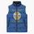 Personalized Italy Calabria Sleeveless Puffer Jacket Inspiration Flags Style - Wonder Print Shop