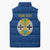 Personalized Italy Calabria Sleeveless Puffer Jacket Inspiration Flags Style - Wonder Print Shop