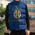 Personalized Italy Calabria Sleeveless Puffer Jacket Inspiration Flags Style - Wonder Print Shop