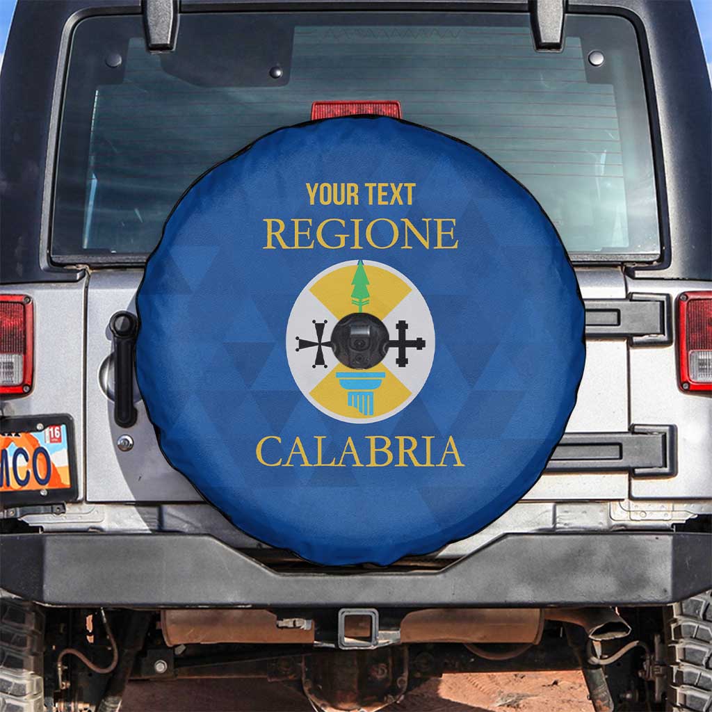 Personalized Italy Calabria Spare Tire Cover Inspiration Flags Style