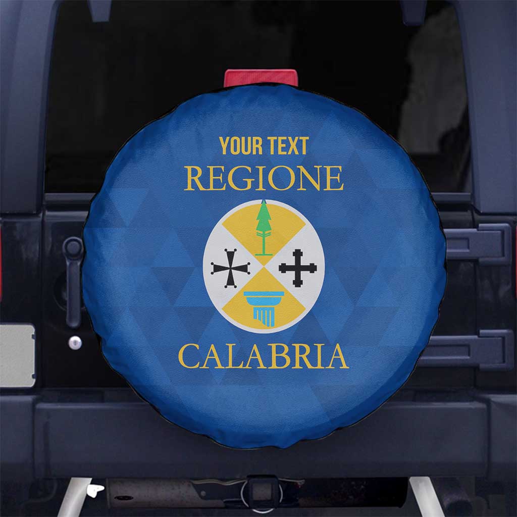 Personalized Italy Calabria Spare Tire Cover Inspiration Flags Style
