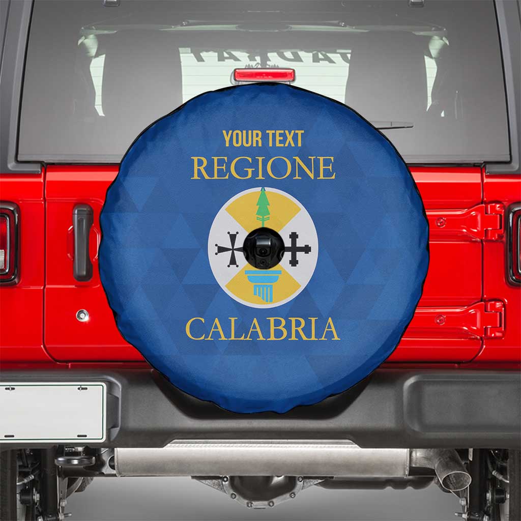Personalized Italy Calabria Spare Tire Cover Inspiration Flags Style