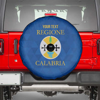 Personalized Italy Calabria Spare Tire Cover Inspiration Flags Style