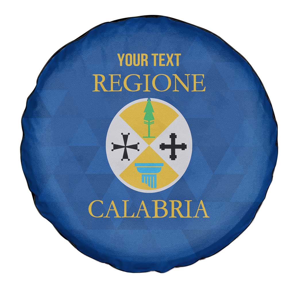 Personalized Italy Calabria Spare Tire Cover Inspiration Flags Style