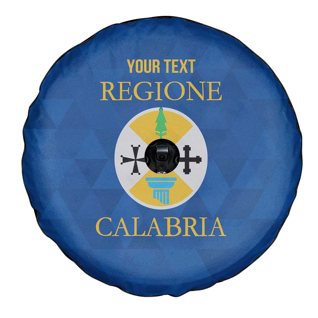 Personalized Italy Calabria Spare Tire Cover Inspiration Flags Style
