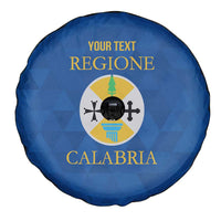 Personalized Italy Calabria Spare Tire Cover Inspiration Flags Style