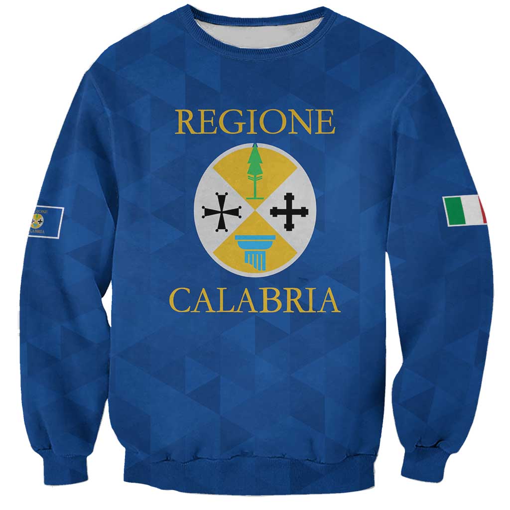 Personalized Italy Calabria Sweatshirt Inspiration Flags Style