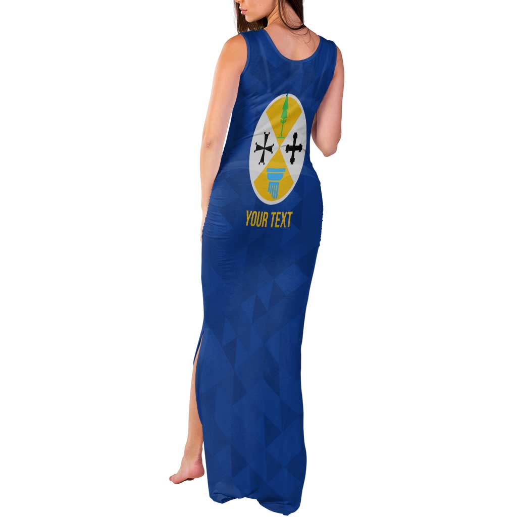 Personalized Italy Calabria Tank Maxi Dress Inspiration Flags Style