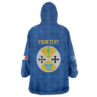 Personalized Italy Calabria Wearable Blanket Hoodie Inspiration Flags Style