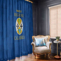 Personalized Italy Calabria Window Curtain Inspiration Flags Style